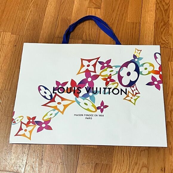Authentic LOUIS VUITTON XL shopping bag 23x17x10 - Picture 1 of 3